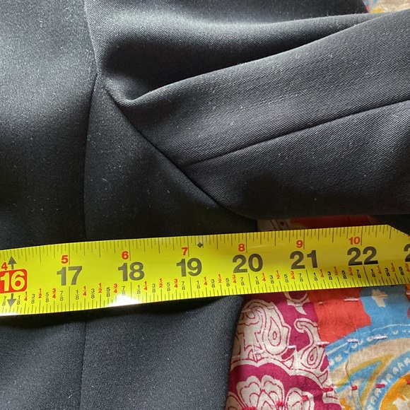 Louis Feraud Set black velvet trimmed suit jacket size 14 - Picture 9 of 10